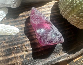 Purple sea glass | beach glass| rare sea glass | scottish beach finds