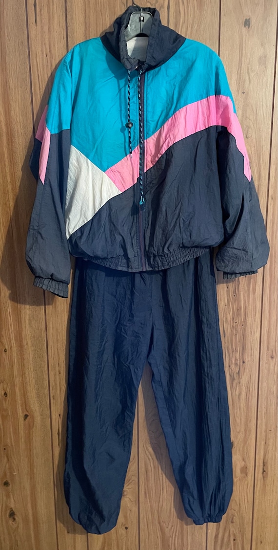 Vintage 80’s Marina Bay track suit