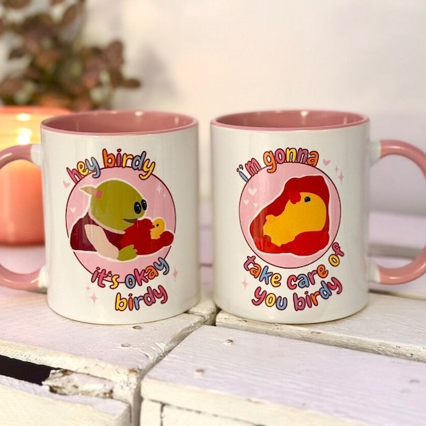 Hey Birdy, It's Okay Birdy, Nanalan Meme, Nanalan Peepo Fun Mug, Cute Meme Mug, Girl Birthday Gift, Who's That Wonderful Girl Mug, Meme Mug