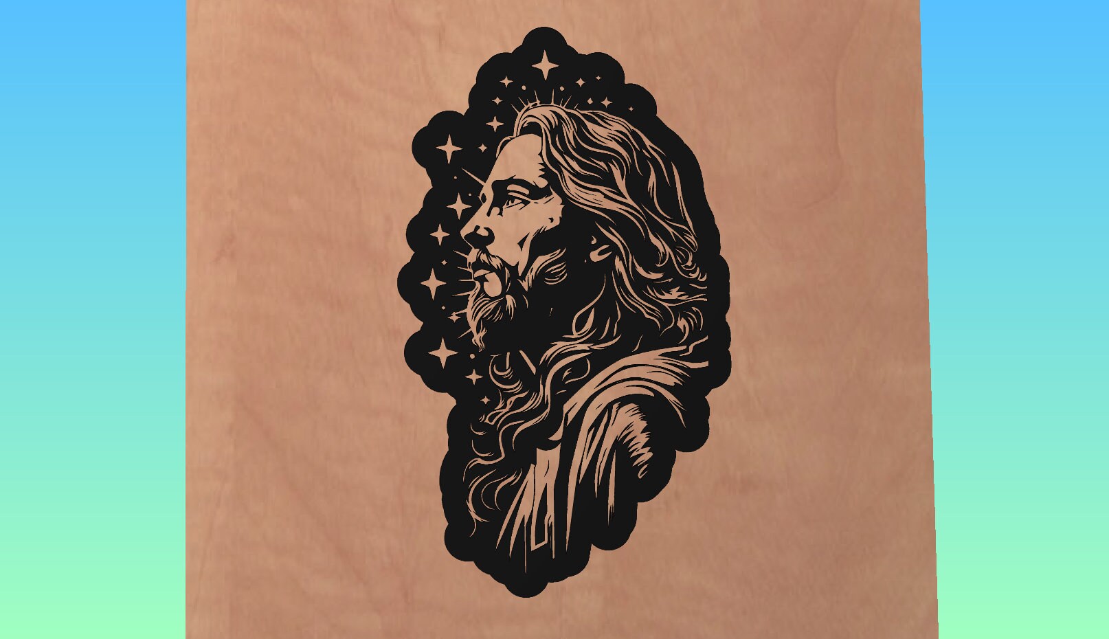 Jesus Christ Svg, Jesus Svg, Christian, SVG, Rustic, Black and White