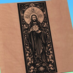 Jesus Christ Svg, Jesus Svg, Christian, SVG, Rustic, Black and White