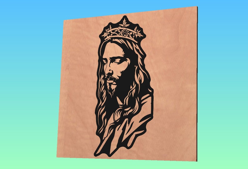 4 Pack Jesus Christ Svg, Jesus Svg, Christian, SVG, Rustic, Black and