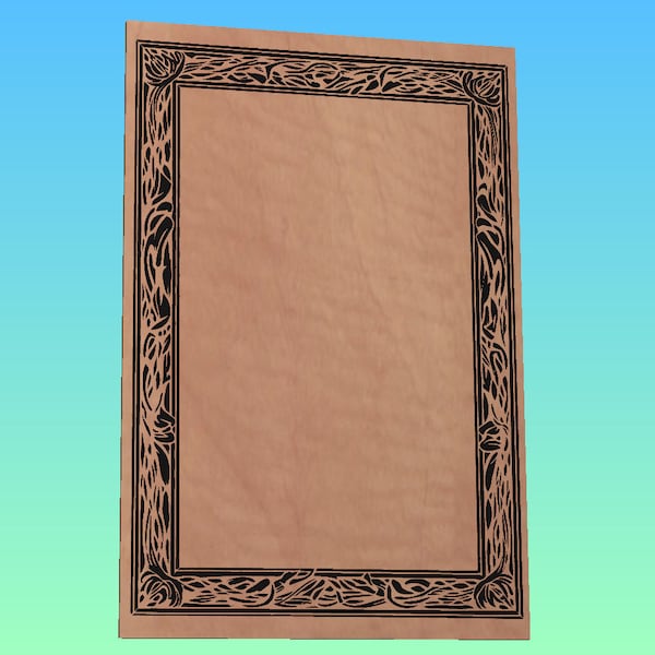 Picture frames, Border for cnc, Flourishes, SVG, rustic, black and white, vector files, CNC tall.