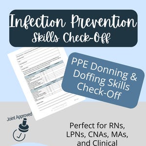 Infection Prevention Skills Check-off _donning and Doffing PPE ...