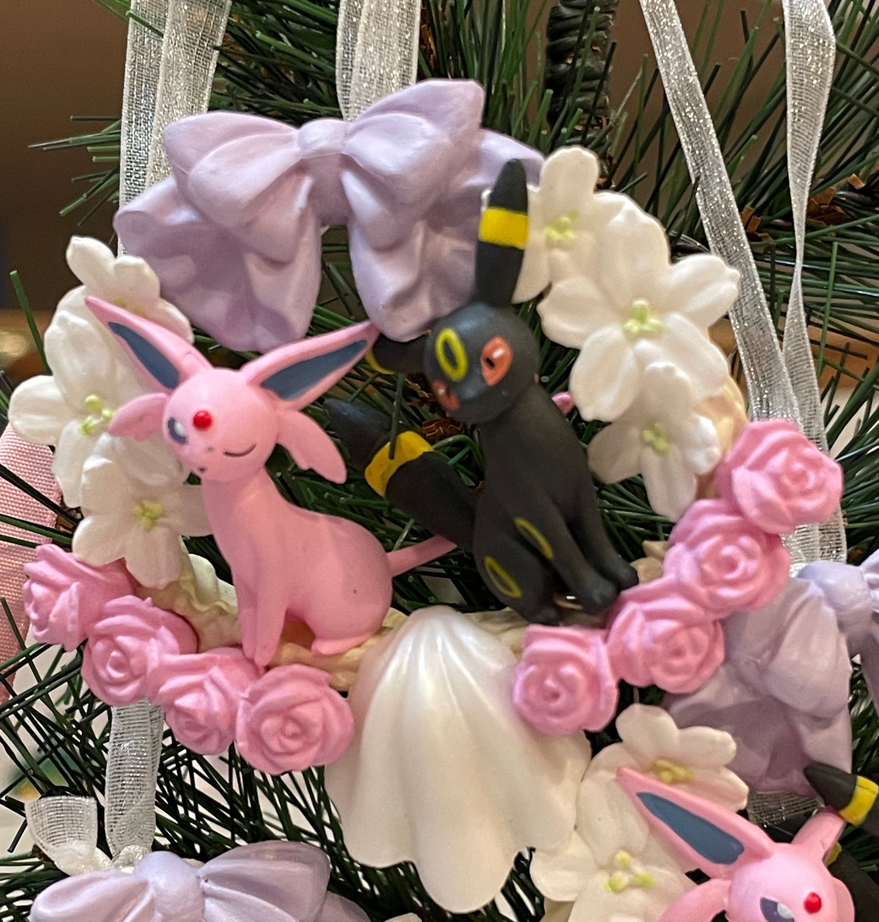 Umbreon Espeon Eevee Evolution Pokemon Love You To The Moon And Back  Personalized 2023 Holiday Merry Christmas Decorations Ornament - Mugteeco