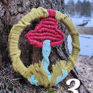 Macrame mushroom
