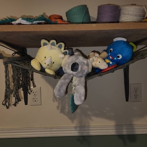 Mini macrame hammock
