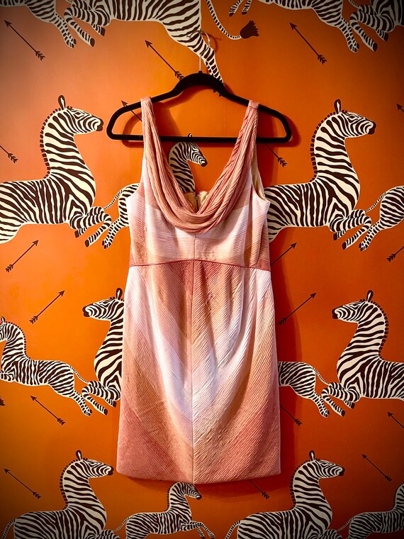 vintage pink cocktail dress Gem