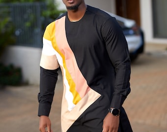 OMARI SET | Men's Kaftan | Traditional Wear | African Clothing | Men's Native Wear | Senator Suit