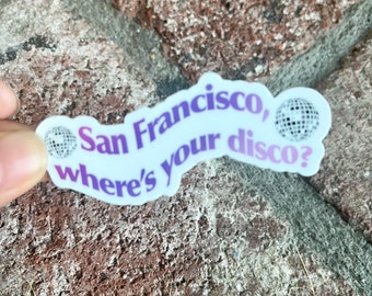 White San Frandisco Sticker