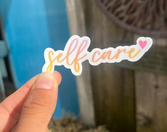 Self Care Sticker