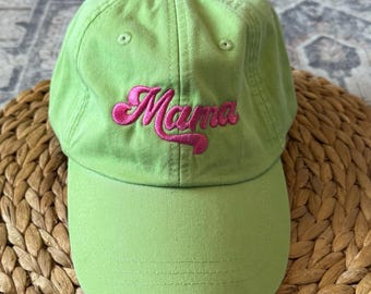 Mama Embroidered Baseball Cap
