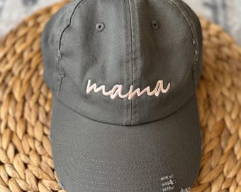 Mama Embroidered Baseball Cap