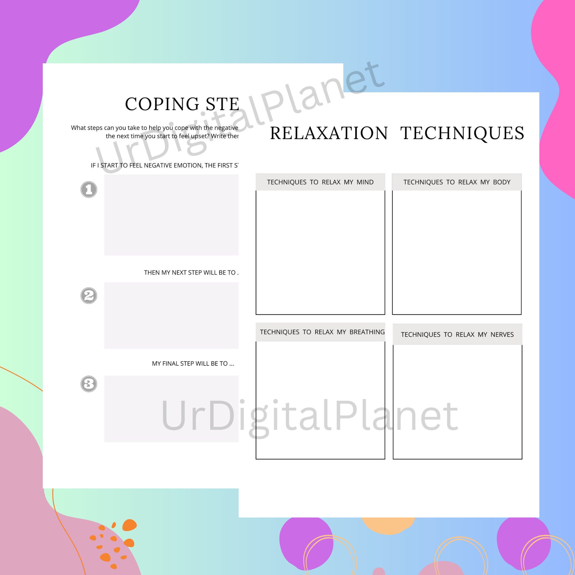Introvert Journal Digital, Printable Introvert Journal, Self Care ...