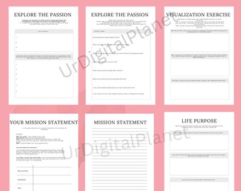 Passion Planer Digital, Lebenszweck Journal (PDF Download)
