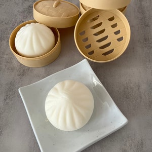 Stress Relief Steamer Bao Bun Squishy | Dim Sum Toys | Fun Toys and Gifts for Foodies