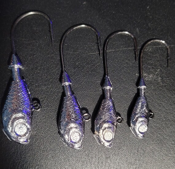 Unpainted Ultra Minnow Jig Heads Pack of 5 Etsy