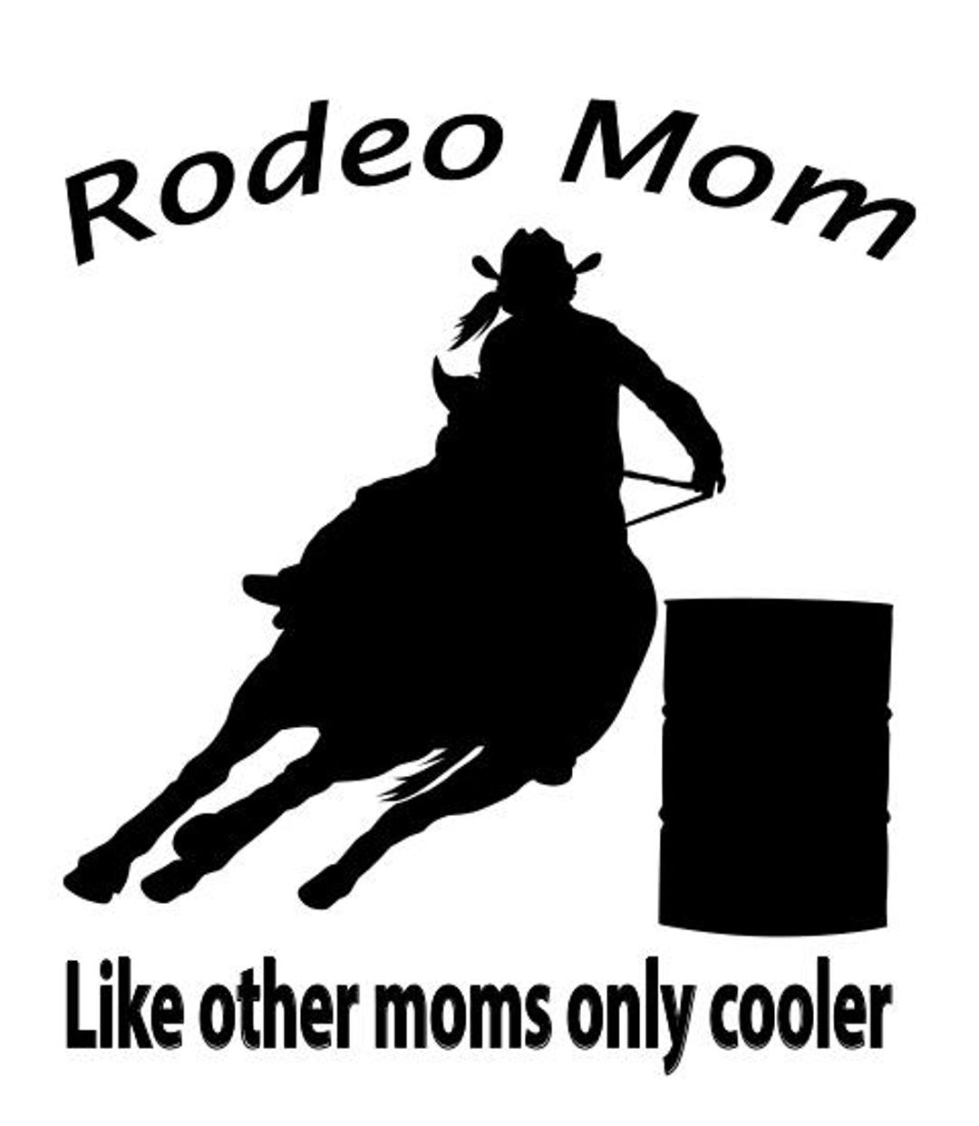 Rodeo Mom Barrel Racer - Etsy