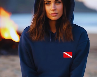 Scuba Diving Flag T-Shirt, Marine Life Design