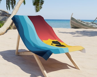 Beach Sunset Beach Towel