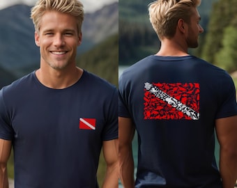 Marine Life Scuba Diving Flag T-Shirt, Marine Life Scuba Diving Flag Sweatshirt, Marine Life Scuba Diving Flag Hoodie