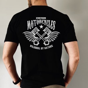 Biker T-Shirt, T-Shirt for Biker, Motorcycle Rider Gift, Gift Idea for Biker, Gift for Dad, Husband Gift, Shirt for Dad