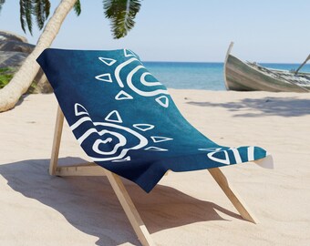 Sunny Day Tribal Beach Towel