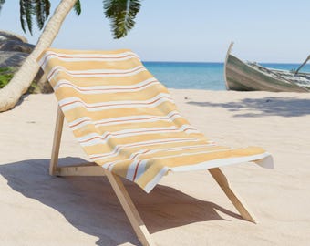 Sunny Stripes Beach Towel