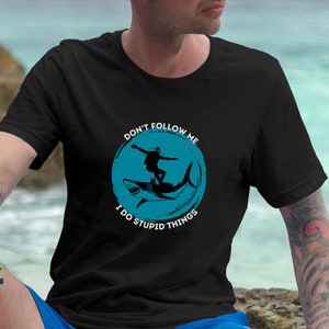 Don&#39;t follow me I do stupid things, Scuba Diver T-Shirt, T-shirt for Diver, Scuba Diving Tee
