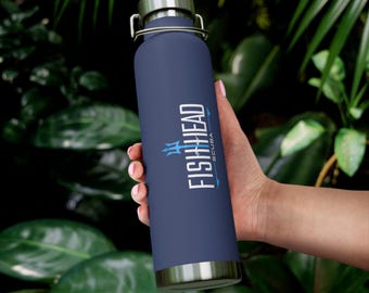 Fishhead Scuba Logo 22oz Insulated Bottle