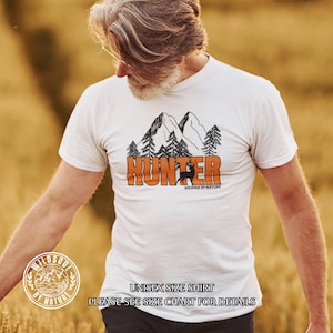 Deer Hunter Men&#39;s T-Shirt, Gift for Husband Hunter, Dad Hunter, Hunter Gift