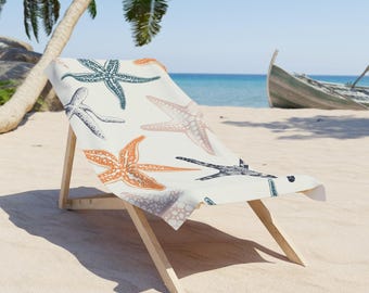 Starfish Ocean Lover Beach Towel