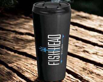 Stainless Steel Insulated Travel Tumbler | Fishhead Scuba