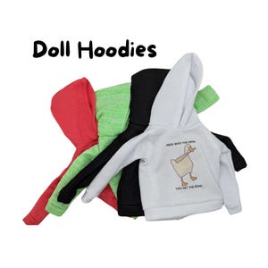 Customizable Doll Hoodies