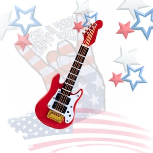 Electric Guitar - Desktop Miniature Ornament