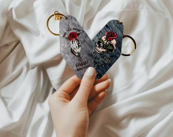 Spicy Book Keychains | Run Little Mouse | You Had Me at Trigger Warning | Roses & Skulls | Dark Romantasy | Motel Keychains | Galentine Gift