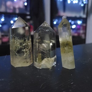 Natural Citrine Crystal Tower , healing, quartz,