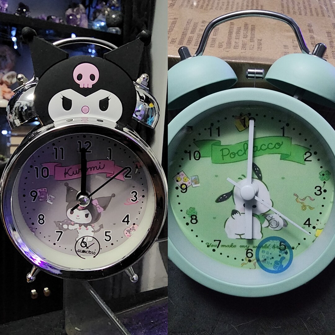 Kawaii Alarm Clock Cute Japanese Character Adorable Cute Etsy