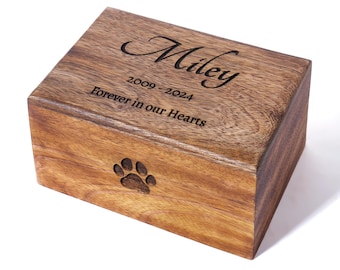 Dog Urn Personalized, Custom Pet Urns for Cats, Cat urn, Urns for Large Dogs, Urns for Dog and Cat Ashes, Pet Memorial Gifts Engraved