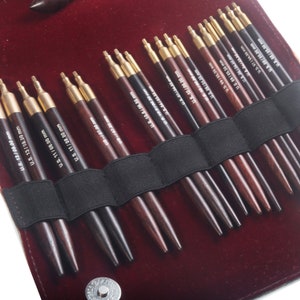 Lantern Moon Rosewood Interchangeable Knitting Needle Pairs 