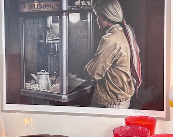 Ken Danby "Delicious" Lithograph – Signed & Numbered, Vintage Realism Art.