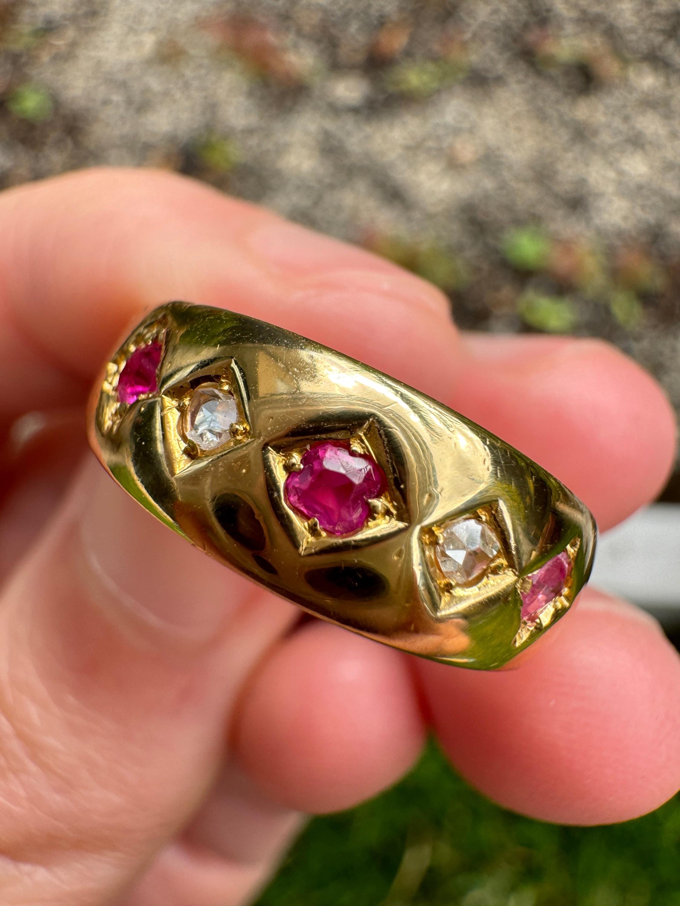Antique Gypsy Ring - Etsy Antique Gypsy Ring - Etsy