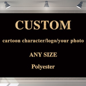 Sfondo personalizzato Compleanno Festa di nozze Fotografia Sfondo Foto personalizzata Dimensioni testo Decor Banner Photo Studio Prop Poliestere