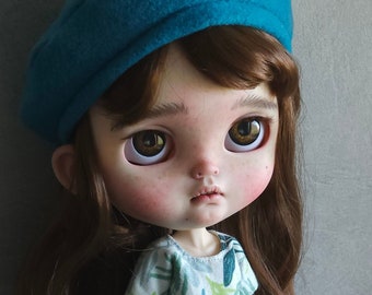 Icy doll custom,  custom blythe doll,  OOAK