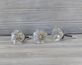 Star Cut Glass Knob,One Cabinet Furniture Drawer Pull