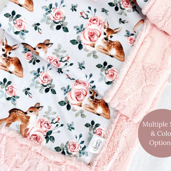 Deer Baby Blanket Etsy