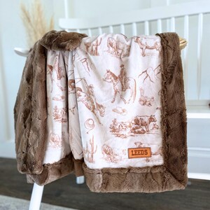 Western Blanket with Name