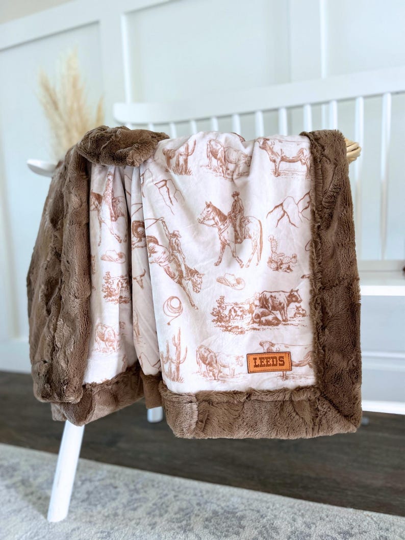 Western Blanket with Name