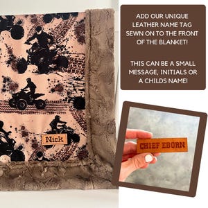 personalized ATV blanket