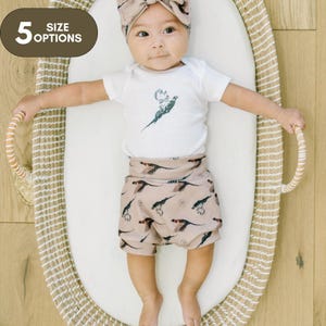 Baby Hunting Outfit Pheasant Hunter Toddler Onesie and Bummies for boy girl Hunter outfit for Baby Shower Gift Bird Hunting Pheasant Onesie